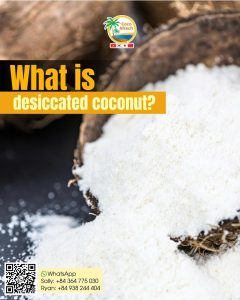 Desiccated coconut
