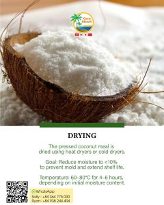 How to make desiccated coconut